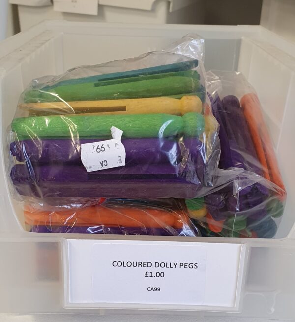 Coloured Dolly Pegs